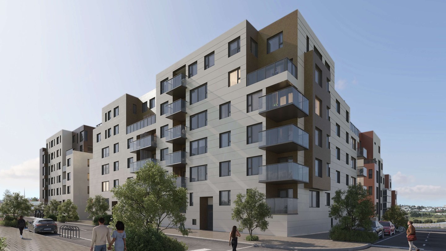 Eirhöfði 3 og 5 - Tölvuteiknuð