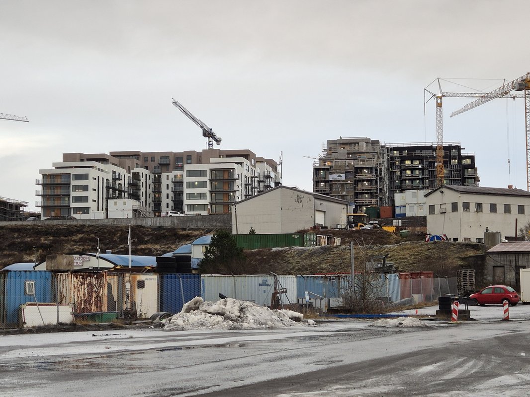 Eirhöfði í byggingu 28.nóvember 3
