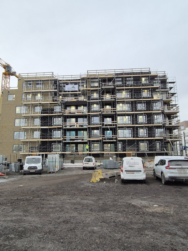 Eirhöfði í byggingu 28.nóvember 4