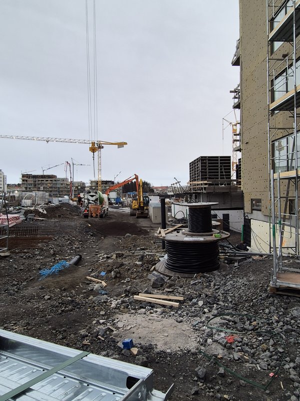 Eirhöfði í byggingu 28.nóvember 5